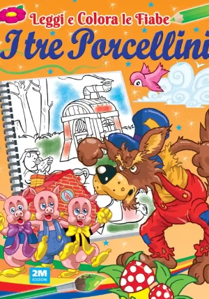 Leggi E Colora Le Fiabe I Tre Porcellini fronte