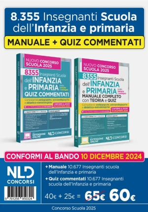 Kit Infanzia E Primaria 2025 2vol. fronte