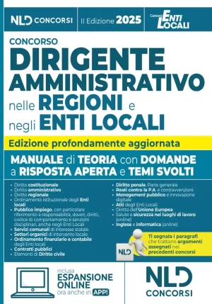 Dirigente Amm.vo Regioni Ed Enti Locali fronte