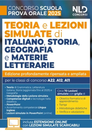 Teoria Lezioni Italiano Storia Geograf. fronte