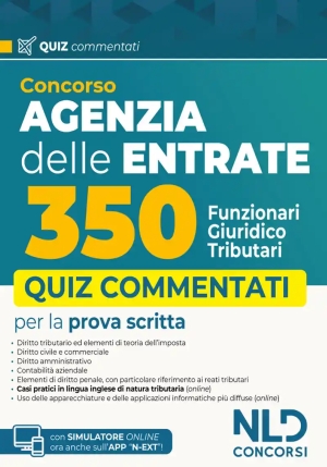 350 Funzionari Giur.trib.ag.entrate Quiz fronte