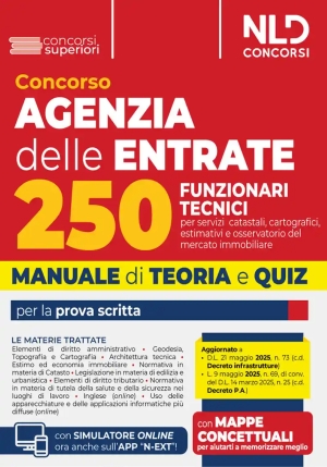 250 Funzionari Tecn.serv.catastali Ag.en fronte