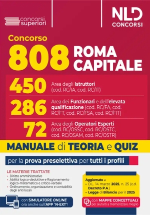 808 Roma Capitale Manuale 2025 fronte