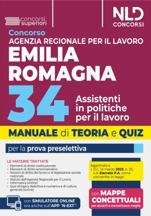 34 Assistenti Politiche Lavoro Emilia fronte