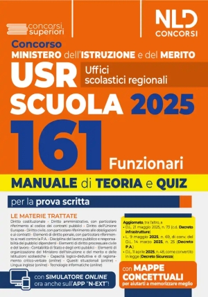 161 Funzionari Usr Scuola 2025 fronte