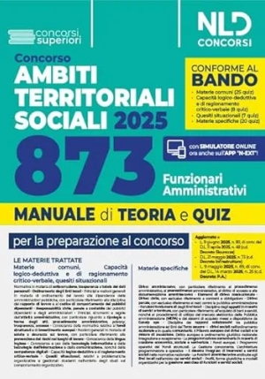 873 Ats - Funzionari Amministrativi - Manuale + Quiz fronte