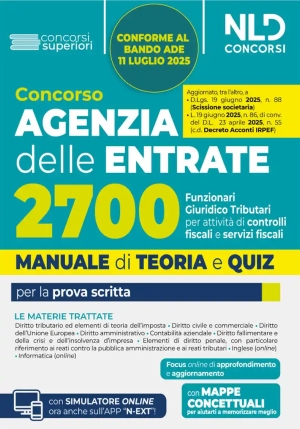 2700 Funzionari Giurid.tributari Entrate fronte