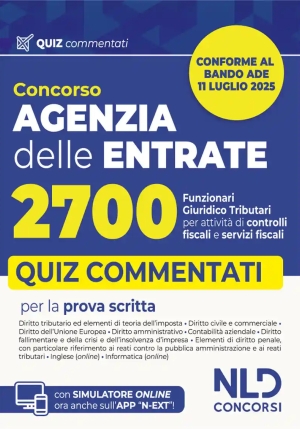 2700 Funzionari Giur.trib.entrate Quiz fronte