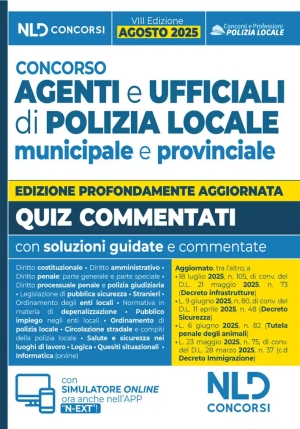 Agenti E Ufficiali Polizia Locale Quiz fronte