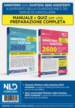 Kit 2600 Assistenti Giustizia 2vol. fronte