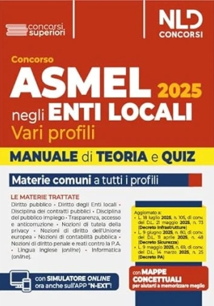Concorso Asmel Enti Locali Vari Profili fronte
