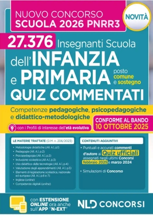 27376 Insegnanti Scuola Infanzia Quiz fronte