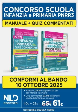 Kit Scuola Pnrr3 Infanzia Prim. 2vol. fronte