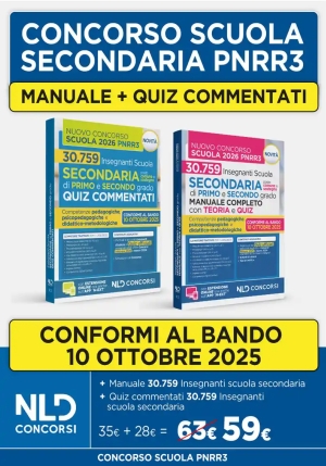 Kit Scuola Secondaria Pnrr3 2 Vol. fronte