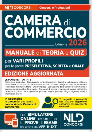 Camera Di Commercio Manuale Quiz 2026 fronte