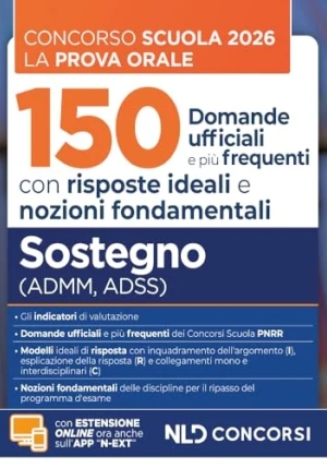 150 Domande Prova Orale Sostegno Scuola fronte