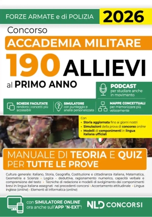 190 Allievi 1 Anno Accademia Militare fronte