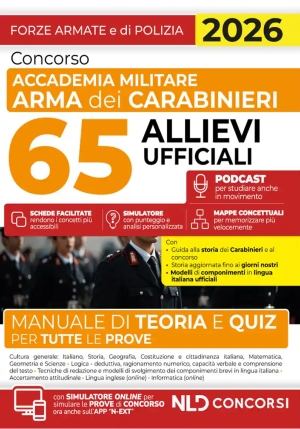 65 Allievi Ufficiali Arma Carabinieri fronte