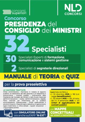 32 Specialisti Esperti Presid.consiglio fronte
