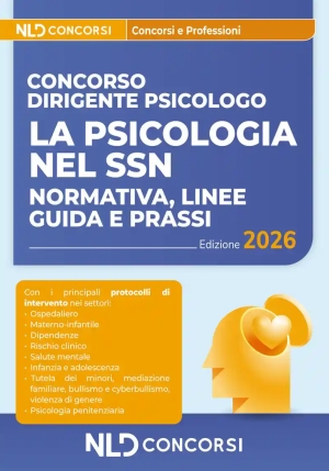 Psicologia Nel Ssn Conc.dirigente Scol. fronte
