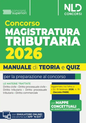 Concorso Magistratura Tributaria 2026 fronte