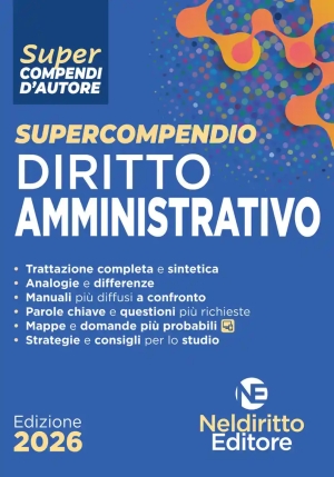 Supercompendio Diritto Amm.vo 2026 fronte