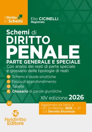 Schemi - Diritto Penale Pg + Ps 14ed fronte