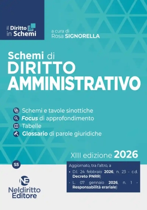 Schemi - Diritto Amministrativo 13ed fronte