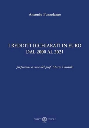 Redditi Dichiarati In Euro Dal 20002021 fronte