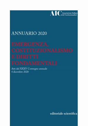 Annuario 2020 Emergenza Costituzional. fronte