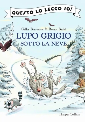 Lupo Grigio Sotto La Neve fronte