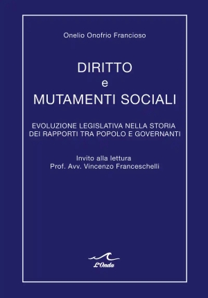 Diritto E Mutamenti Sociali fronte