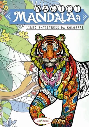 Magici Mandala Libro Antistress Da Colorare fronte