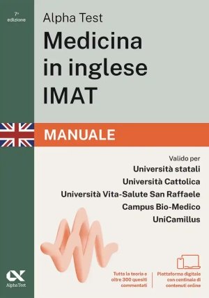 Alpha Test. Medicina In Inglese. Imat International Medical Admission Test. Manuale Di Preparazione fronte