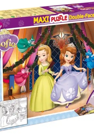 Sofia La Principessa - Puzzle Double-face Supermaxi 35 Pz fronte