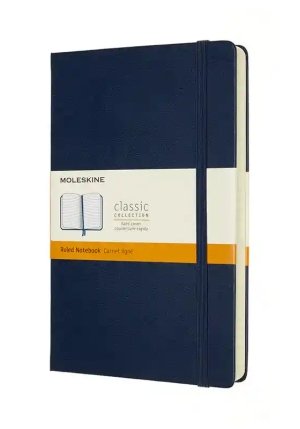 Nb Expanded Large Ruled Sapphire Blue Hard Cover fronte
