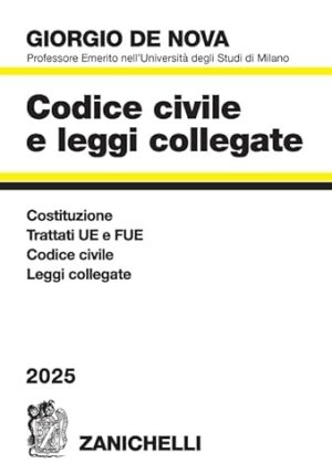 Codice Civile E Leggi Collegate 2025. Con Appendice Di Diritto Tributario fronte