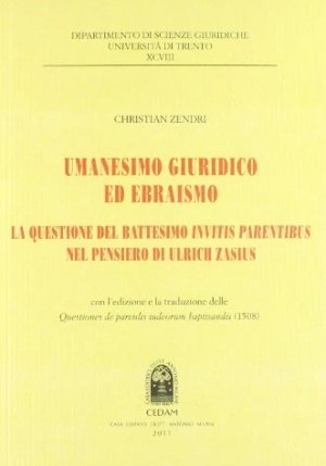 Umanesimo Giurid.ebraismo-zend fronte