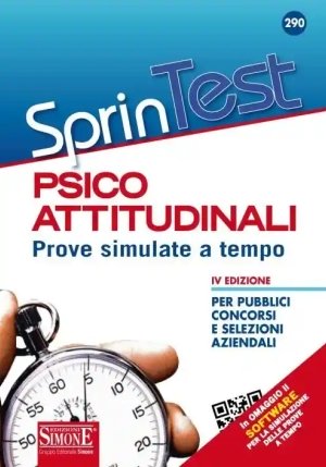 Sprintest Psicoattitudinali - Prove Simulate A Tempo fronte