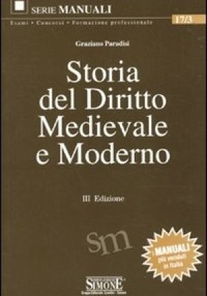 17/3 Storia Del Diritto Medievale E Moderno fronte