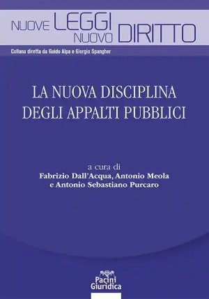 Nuova Disciplina Appalti Pubbl fronte