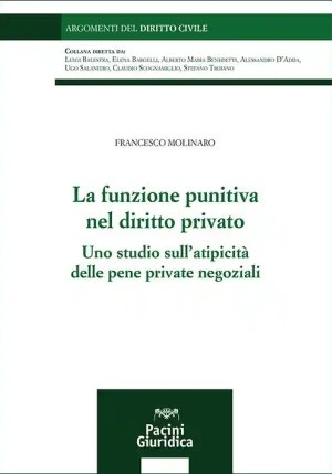 Funzione Punitiva Diritto Privato fronte