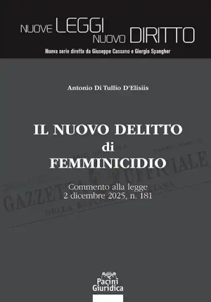 Nuovo Delitto Di Femminicidio fronte