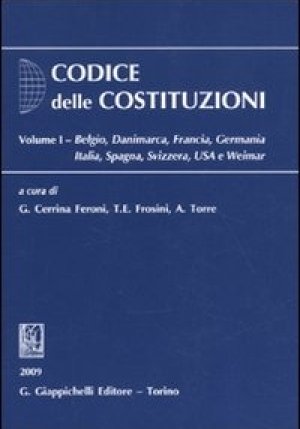 Codice Delle Costituzioni Vol. fronte