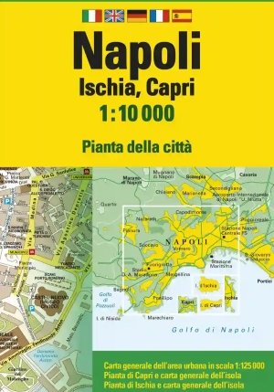 Napoli. Ischia, Capri 1:10.000 fronte