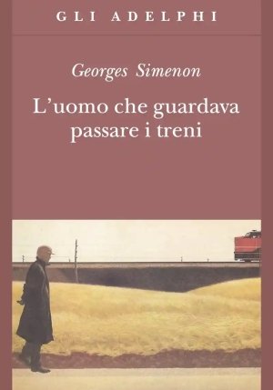 Uomo Che Guardava Passare I Tr fronte