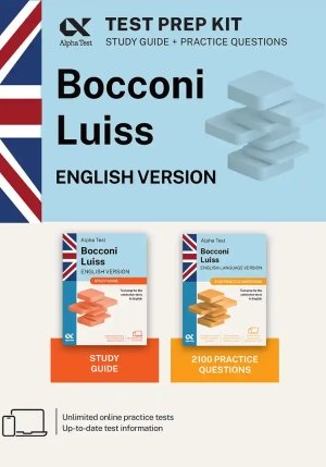 Alpha Test Bocconi Luiss English Version. Kit fronte