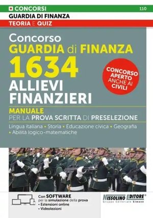 1634 Allievi Guardia Finanza 2024 fronte