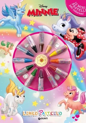 Minnie Unicorni. Libro Pastello fronte