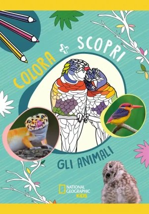 Animali Colora + Scopri fronte